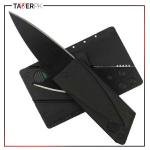 Garberiel Credit Card Knife - Ultra-Slim Black Tactical Folding Blade | EDC Wallet Survival Tool