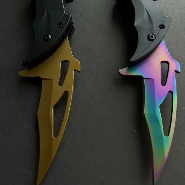 Batman Dual Blade Knife | Tactical Double Edge Bat-Style Knife