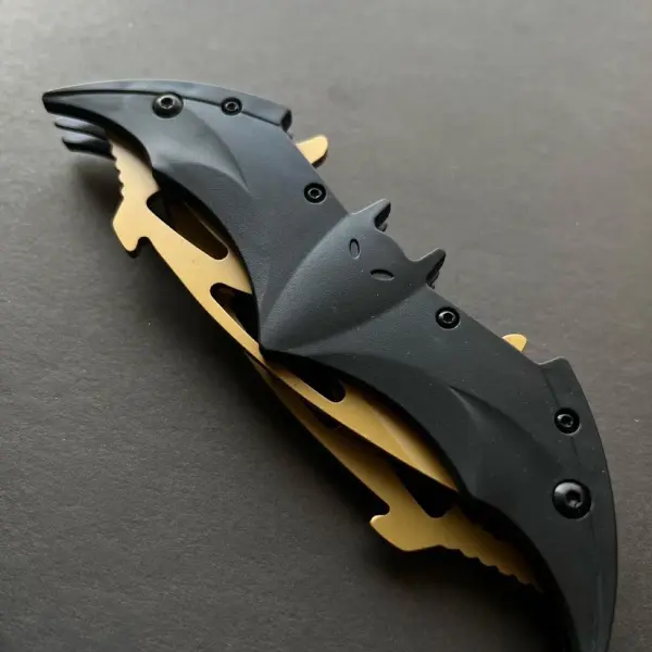 Batman Dual Blade Knife | Tactical Double Edge Bat-Style Knife