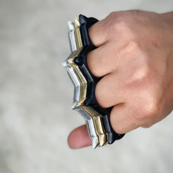 Brass Knuckles Spikes Punch