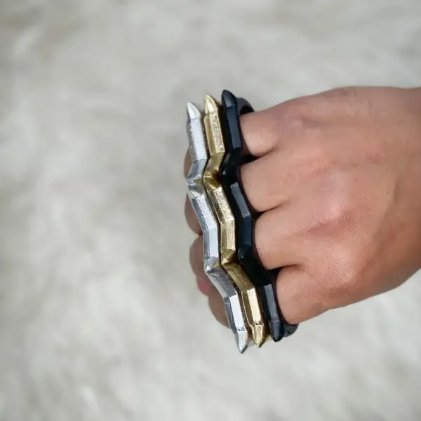 Brass Knuckles Spikes Punch