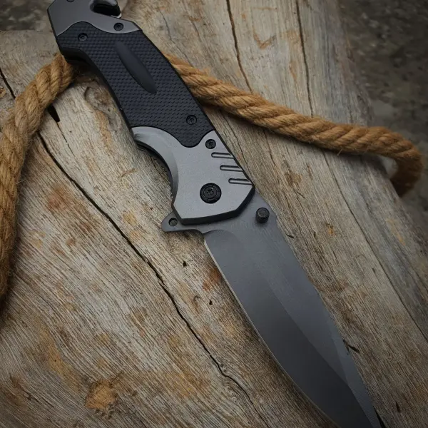 Black Browning Foldable Knife | Tactical Folding Knife with Strong Grip