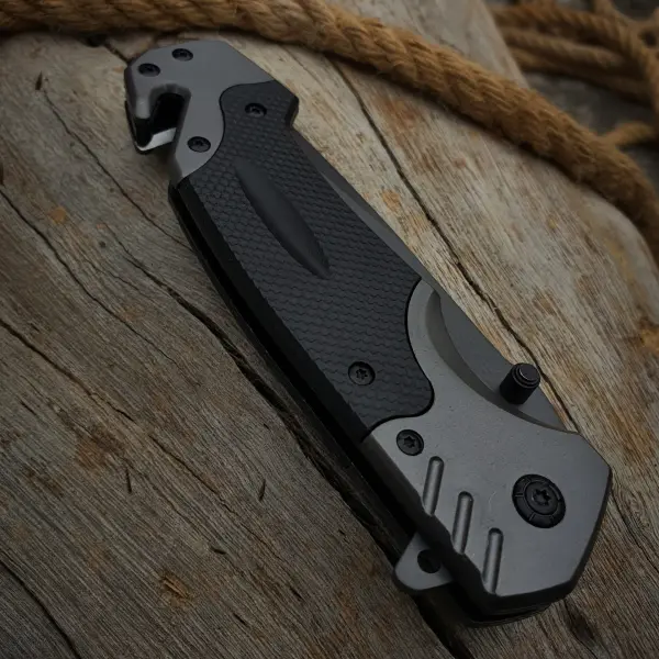 Black Browning Foldable Knife | Tactical Folding Knife with Strong Grip