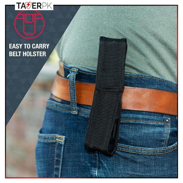 Taser TS-2000-36 Billion Mini Stun Gun – Rechargeable with LED Flashlight