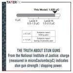 Taser TS-2000-36 Billion Mini Stun Gun – Rechargeable with LED Flashlight